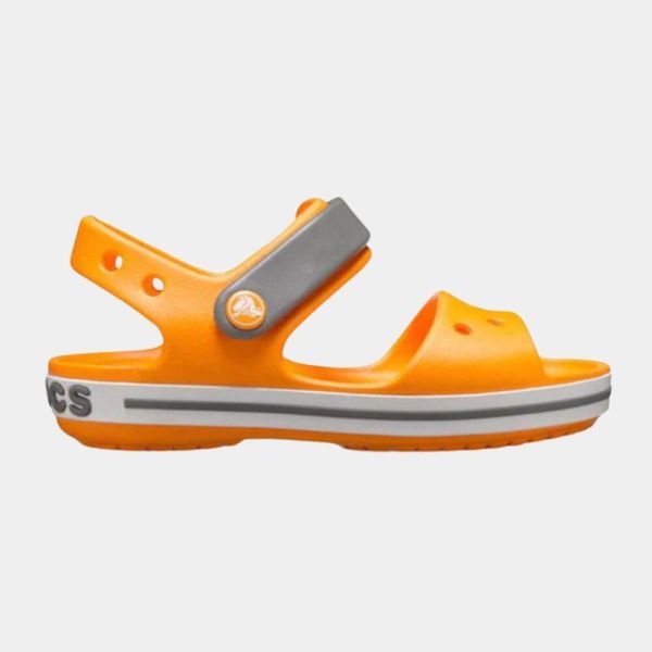 CROCS Crocband Sandal Kids Βρεφικά Σανδαλάκια Πορτοκαλί